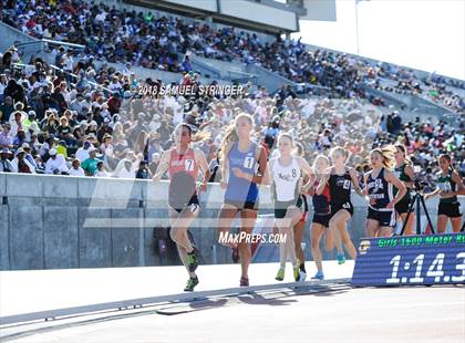 Thumbnail 3 in CIF State Track and Field Championships (Girls 1600m Prelims) photogallery.