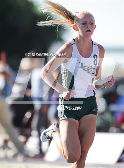 Thumbnail 1 in CIF State Track and Field Championships (Girls 1600m Prelims) photogallery.
