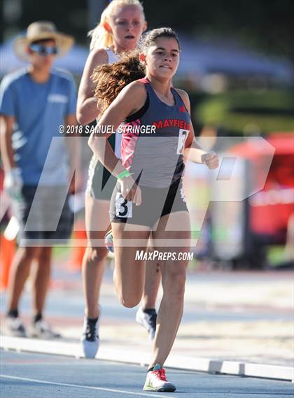 Thumbnail 3 in CIF State Track and Field Championships (Girls 1600m Prelims) photogallery.