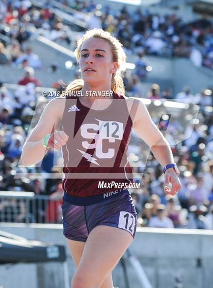 Thumbnail 1 in CIF State Track and Field Championships (Girls 1600m Prelims) photogallery.