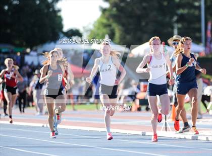 Thumbnail 2 in CIF State Track and Field Championships (Girls 1600m Prelims) photogallery.