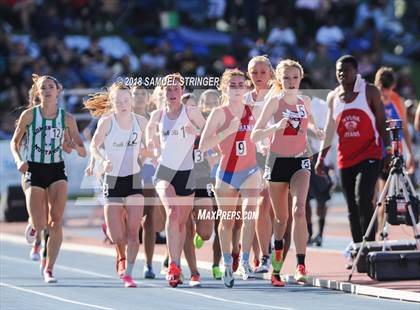 Thumbnail 3 in CIF State Track and Field Championships (Girls 1600m Prelims) photogallery.