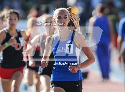Thumbnail 1 in CIF State Track and Field Championships (Girls 1600m Prelims) photogallery.