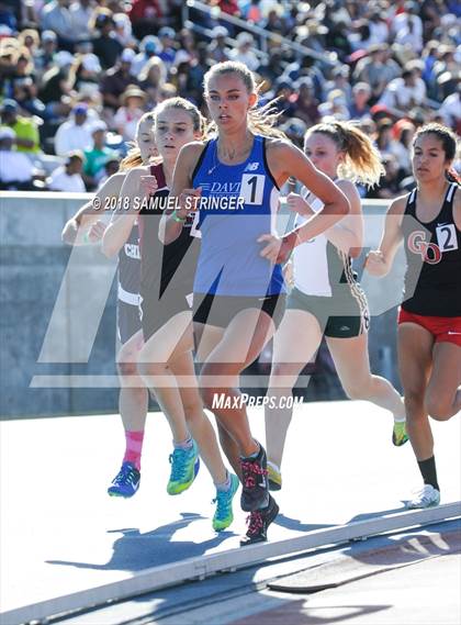 Thumbnail 3 in CIF State Track and Field Championships (Girls 1600m Prelims) photogallery.