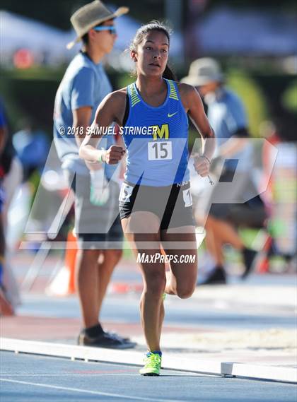 Thumbnail 3 in CIF State Track and Field Championships (Girls 1600m Prelims) photogallery.