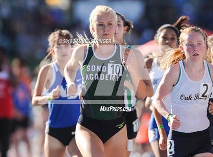 Thumbnail 3 in CIF State Track and Field Championships (Girls 1600m Prelims) photogallery.