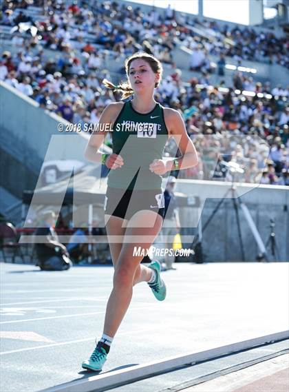 Thumbnail 2 in CIF State Track and Field Championships (Girls 1600m Prelims) photogallery.