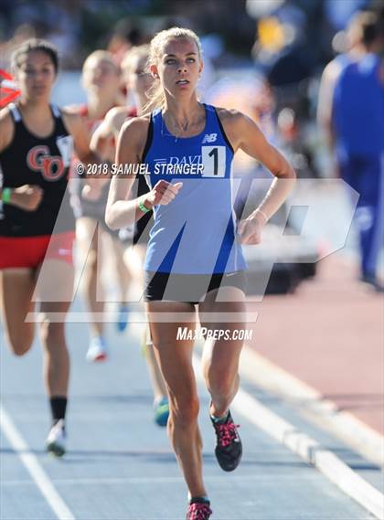 Thumbnail 3 in CIF State Track and Field Championships (Girls 1600m Prelims) photogallery.
