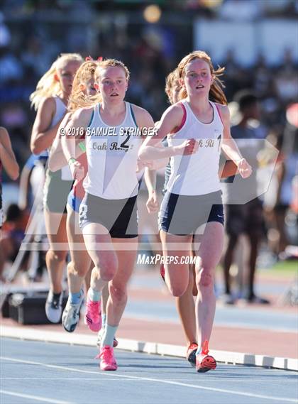 Thumbnail 3 in CIF State Track and Field Championships (Girls 1600m Prelims) photogallery.