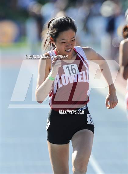 Thumbnail 3 in CIF State Track and Field Championships (Girls 1600m Prelims) photogallery.