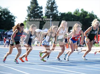 Thumbnail 2 in CIF State Track and Field Championships (Girls 1600m Prelims) photogallery.