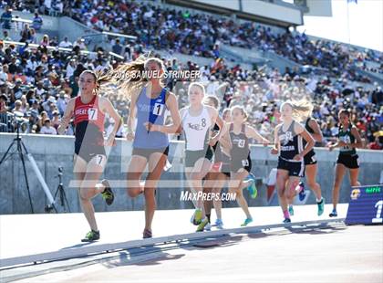 Thumbnail 2 in CIF State Track and Field Championships (Girls 1600m Prelims) photogallery.