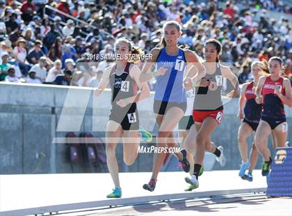 Thumbnail 3 in CIF State Track and Field Championships (Girls 1600m Prelims) photogallery.
