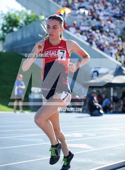 Thumbnail 1 in CIF State Track and Field Championships (Girls 1600m Prelims) photogallery.