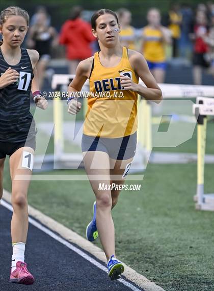 Thumbnail 1 in IHSAA Delta Sectionals (3200 Meter)  photogallery.