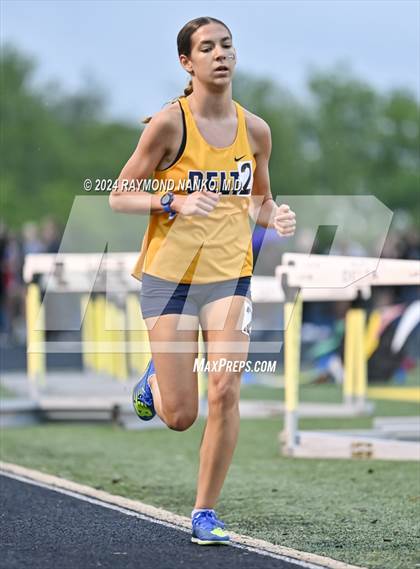 Thumbnail 2 in IHSAA Delta Sectionals (3200 Meter)  photogallery.