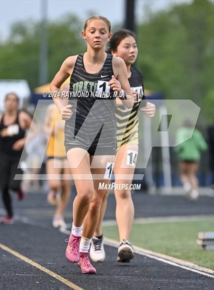Thumbnail 2 in IHSAA Delta Sectionals (3200 Meter)  photogallery.