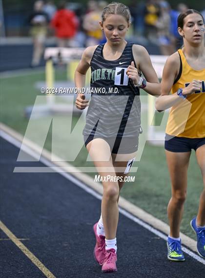 Thumbnail 2 in IHSAA Delta Sectionals (3200 Meter)  photogallery.