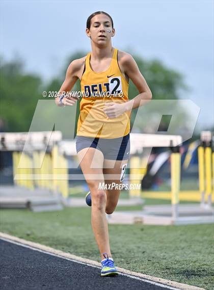 Thumbnail 1 in IHSAA Delta Sectionals (3200 Meter)  photogallery.