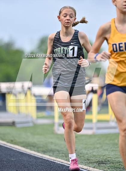 Thumbnail 3 in IHSAA Delta Sectionals (3200 Meter)  photogallery.