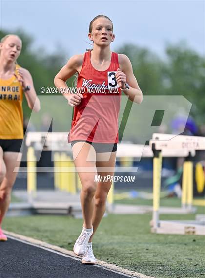 Thumbnail 2 in IHSAA Delta Sectionals (3200 Meter)  photogallery.