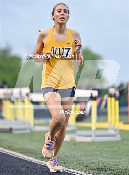 Thumbnail 2 in IHSAA Delta Sectionals (3200 Meter)  photogallery.
