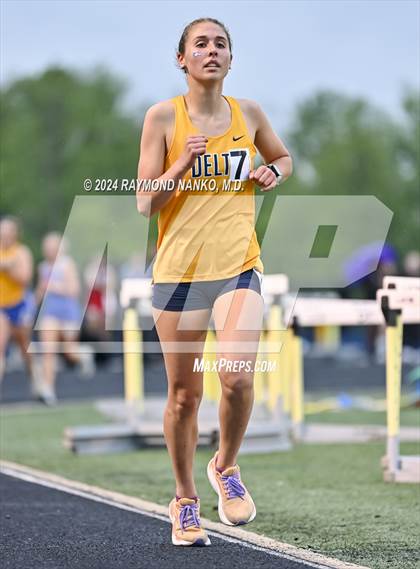 Thumbnail 3 in IHSAA Delta Sectionals (3200 Meter)  photogallery.