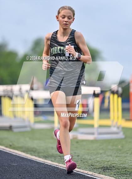 Thumbnail 2 in IHSAA Delta Sectionals (3200 Meter)  photogallery.