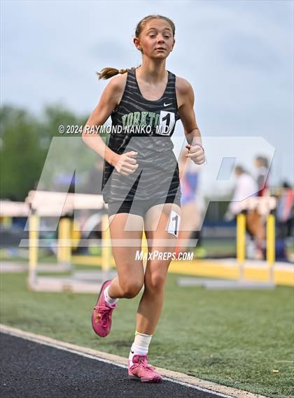 Thumbnail 3 in IHSAA Delta Sectionals (3200 Meter)  photogallery.