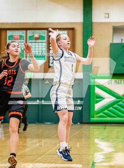 Thumbnail 3 in St. Joseph Notre Dame vs. Centennial (MLK Showcase) photogallery.