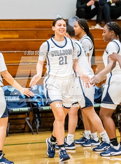 Thumbnail 2 in St. Joseph Notre Dame vs. Centennial (MLK Showcase) photogallery.
