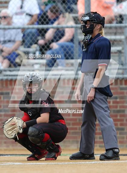 Thumbnail 3 in Richland @ Burleson (UIL Softball 5A Region 1 & 3 Bi District) photogallery.