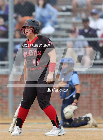 Thumbnail 3 in Richland @ Burleson (UIL Softball 5A Region 1 & 3 Bi District) photogallery.