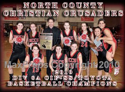 Thumbnail 1 in North County Christian vs. Calvary Baptist (CIF SS D6A Final) photogallery.