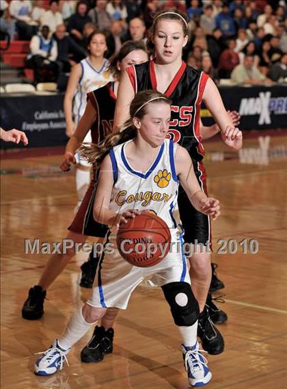 Thumbnail 3 in North County Christian vs. Calvary Baptist (CIF SS D6A Final) photogallery.