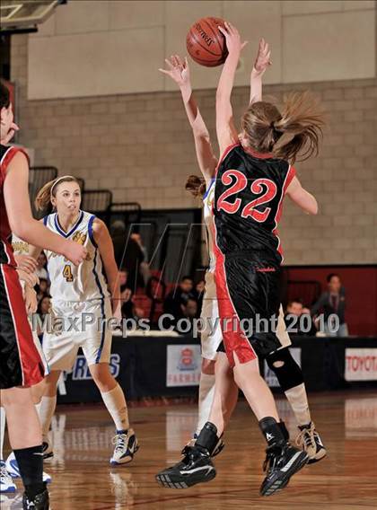 Thumbnail 3 in North County Christian vs. Calvary Baptist (CIF SS D6A Final) photogallery.