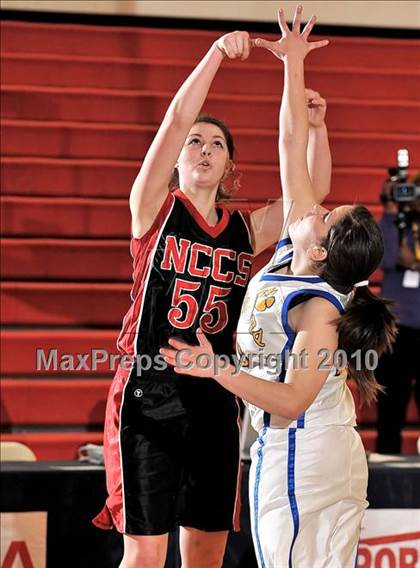 Thumbnail 3 in North County Christian vs. Calvary Baptist (CIF SS D6A Final) photogallery.