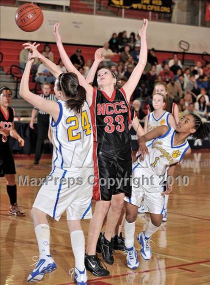 Thumbnail 3 in North County Christian vs. Calvary Baptist (CIF SS D6A Final) photogallery.