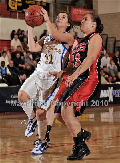 Thumbnail 2 in North County Christian vs. Calvary Baptist (CIF SS D6A Final) photogallery.