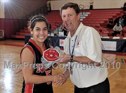 Thumbnail 3 in North County Christian vs. Calvary Baptist (CIF SS D6A Final) photogallery.