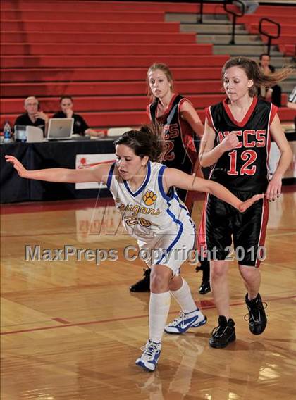 Thumbnail 2 in North County Christian vs. Calvary Baptist (CIF SS D6A Final) photogallery.