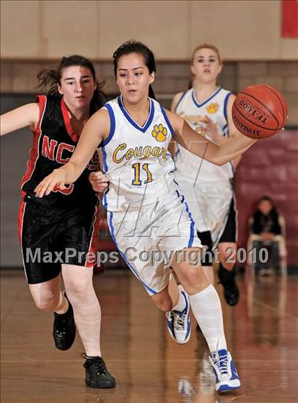 Thumbnail 2 in North County Christian vs. Calvary Baptist (CIF SS D6A Final) photogallery.