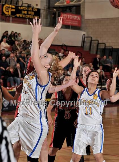 Thumbnail 3 in North County Christian vs. Calvary Baptist (CIF SS D6A Final) photogallery.