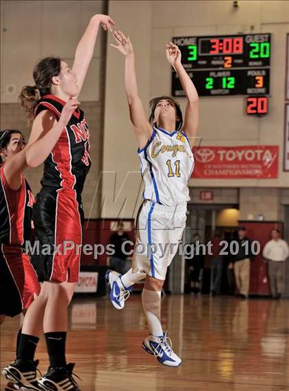 Thumbnail 3 in North County Christian vs. Calvary Baptist (CIF SS D6A Final) photogallery.