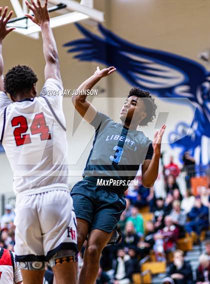 Thumbnail 1 in Harvard-Westlake vs. Liberty (Les Schwab Invitational) photogallery.