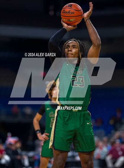 Thumbnail 2 in Hitchcock vs Cole (UIL 3A Basketball Semifinal) photogallery.