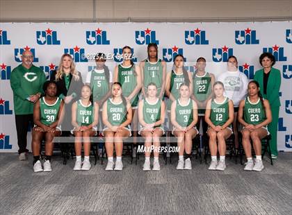 Thumbnail 2 in Cuero vs. Lincoln (UIL 4A Basketball Division II Final Medal Ceremony) photogallery.