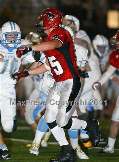 Thumbnail 3 in Heritage @ Monte Vista (CIF NCS D1 Playoffs) photogallery.