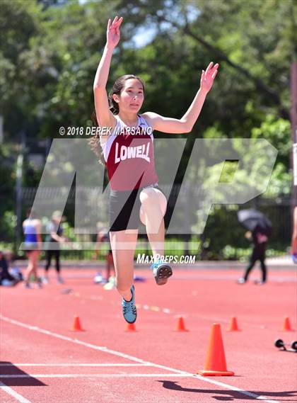 Thumbnail 1 in Serra Top 7 San Mateo (Girls Long Jump) photogallery.