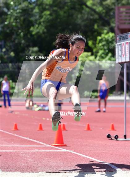 Thumbnail 1 in Serra Top 7 San Mateo (Girls Long Jump) photogallery.